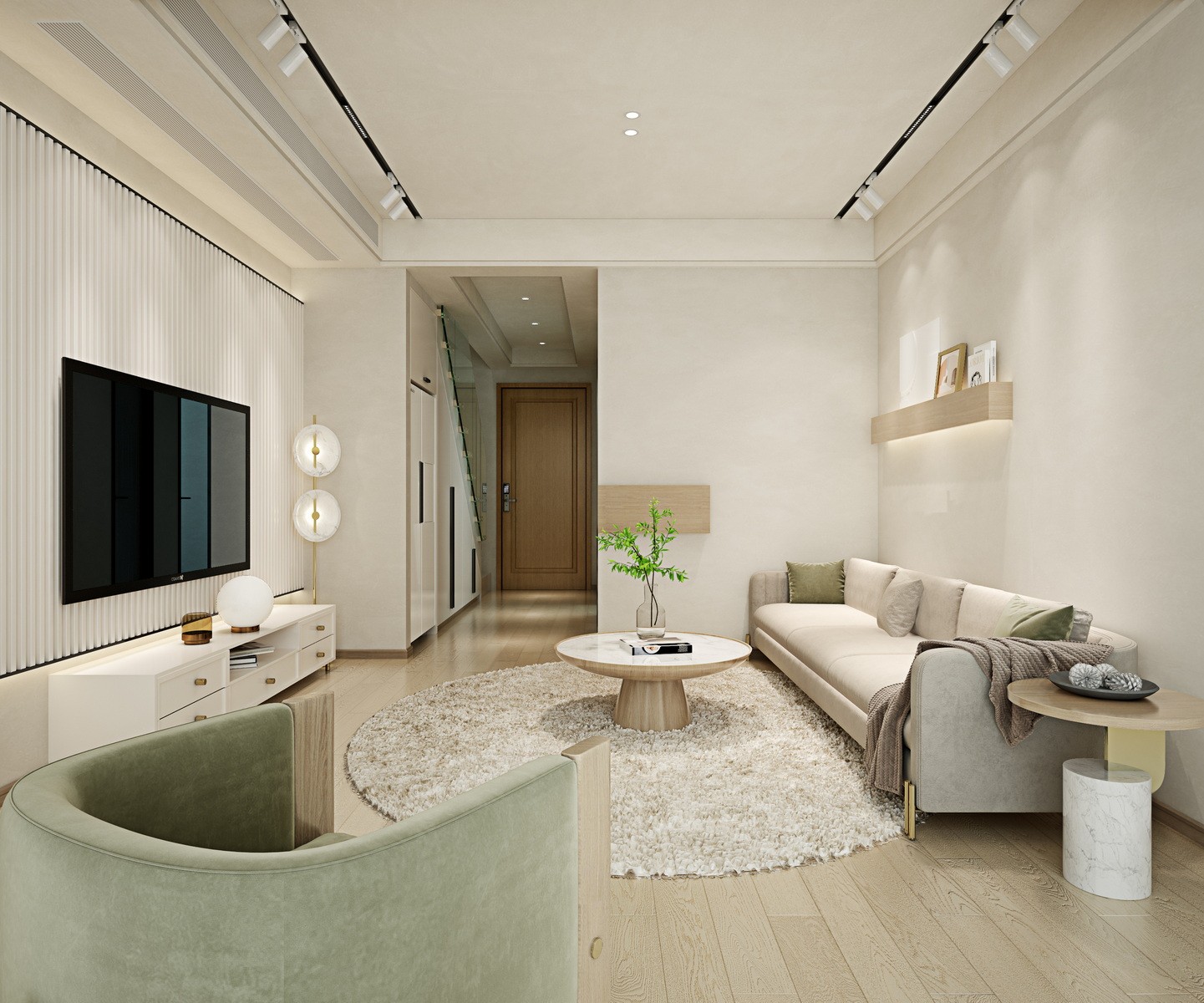 80平現代兩房裝修風格，追求生活的品質