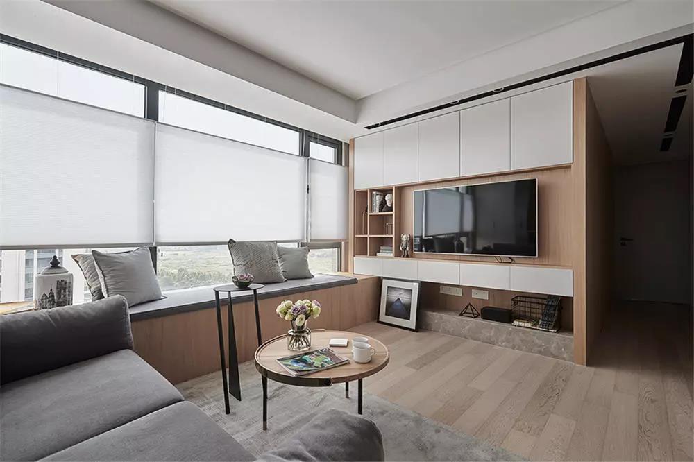 84平小二居，全開放設(shè)計，視覺效果立馬變大一倍！