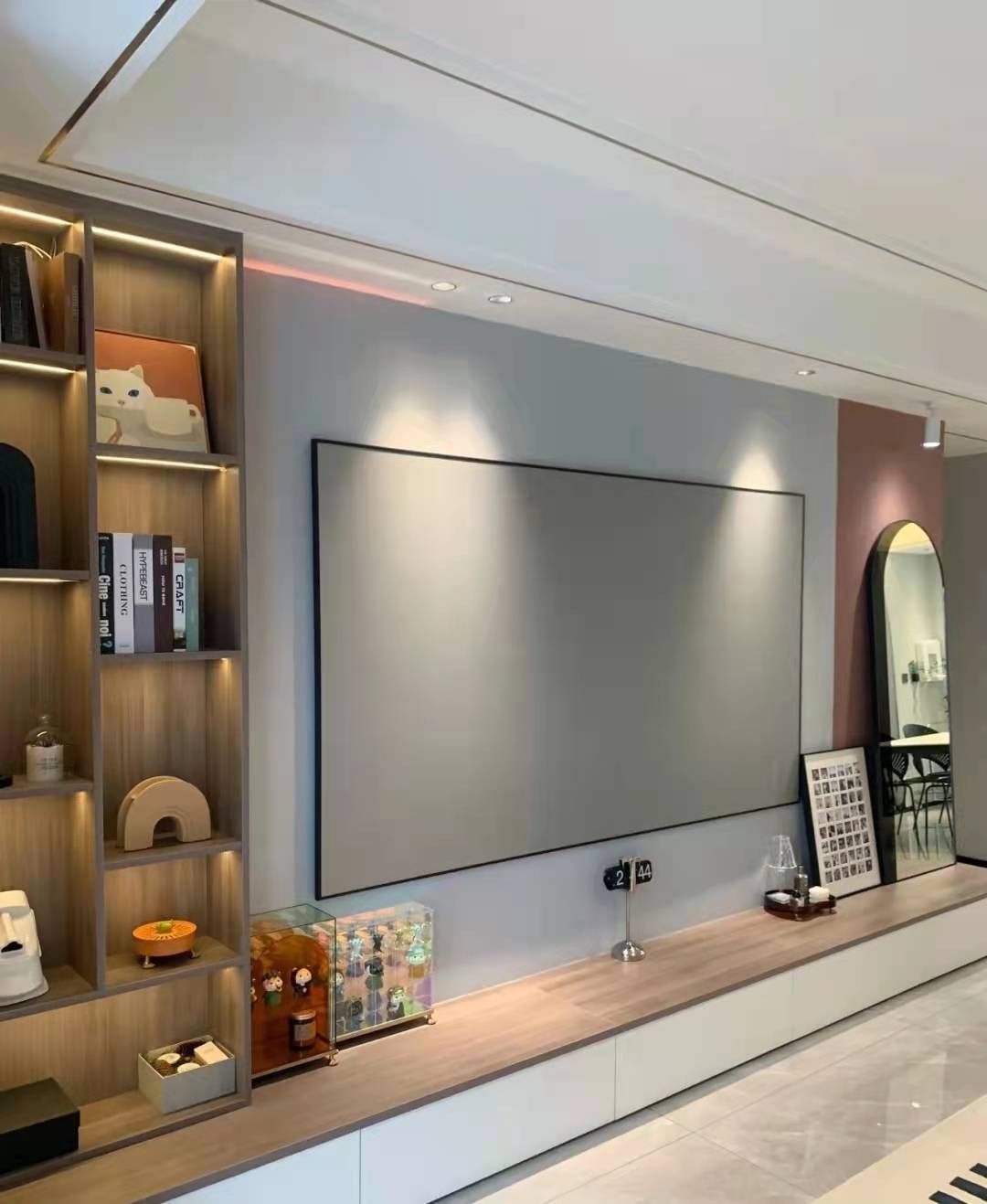 97平三房現代極簡風裝修，整體溫馨感十足