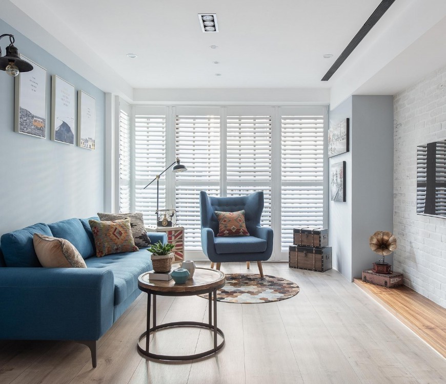 124平北歐風，呈現出令人感覺舒適的氣氛