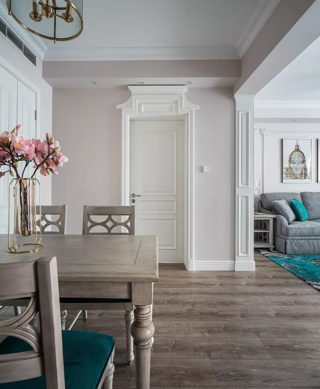 天城尚品-120㎡時尚輕奢美式風，盡顯高貴典雅之氣！