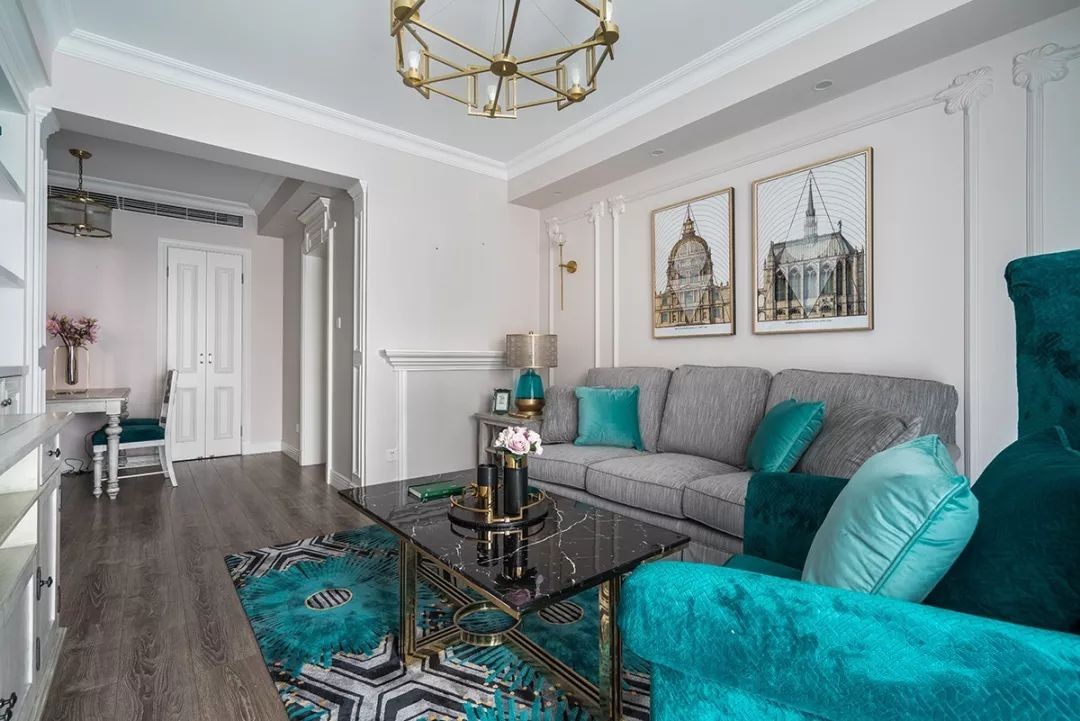 天城尚品-120㎡時尚輕奢美式風，盡顯高貴典雅之氣！