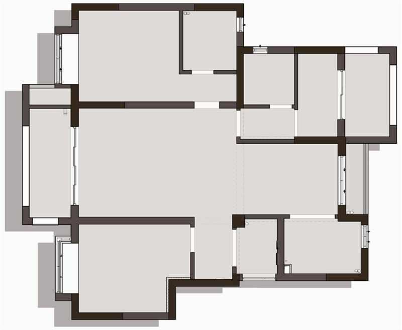 118㎡現代簡約三居室，全屋奶油色裝飾，溫柔優雅恬靜舒適
