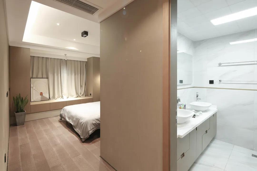 125㎡現代簡約風格新房裝修，玄關柜+電視柜超大氣！