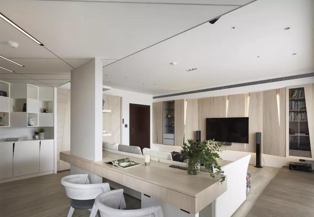 125平方現代簡約裝修風格案例介紹，一種簡單的溫暖